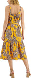 INC International Concepts Printed Woven Midi Sundress 10840081 Zinnia Yellow 12