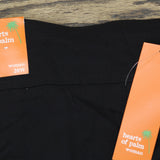 Hearts Of Palm Womens Plus Pull On Stretch Capri Pants 9420799 Black 20W