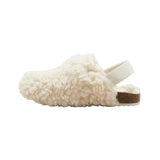 Cat & Jack Girls Mila Faux-Shearling Clog Loafer Slippers Ivory Off White 6T