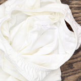 Vintage 4-Pack USA Made Youth Girls Lined Romper Leotard White 5