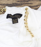 Thalia Sodi Womens Cold Shoulder Ruffle Maxi Dress 166f334fc74b8d White XL