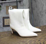 On 34th Womens Rachelle Stovepipe Boots 10019723900 Bone Smooth White 5M