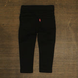 Levi's Girls Toddler Skinny Fit Pull On Jeggings 210238F Black 2T