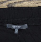 Coin 1804 Textured Rib Elastic Waist Maxi Skirt 2497X-AXI Black 3X