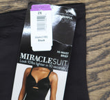 Miraclesuit Shaping Extra Firm Control Sexy Sheer High-Waist Brief Black 2X