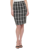 Calvin Klein Womens Petite Tweed Knee-Length Pencil Skirt T29SZ140