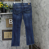 American Eagle Womens Kick Boot Stretch Bootcut Jeans Dark Wash Blue 8