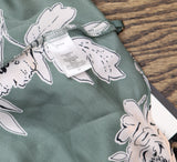 Midnight Bakery Womens Fiji Ruffled Open-Back Chemise FIJ110 Green S