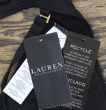 Lauren Ralph Lauren Beach Club Solid Macrame Ring Bikini Top 20501142 Black 4