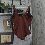 Miraclesuit Underwire Allover-Slimming One Piece Swimsuit Tamarind Brown 24W