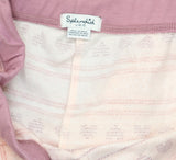 Splendid Womens Knit Jogger Pajama Pants RLD0298 Pink Geometric L