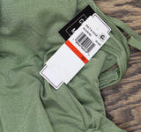 Salt + Cove Juniors Lurex Open-Back Scoop-Neck One-Piece Swimsuit Olive Green XS