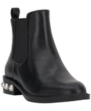 On 34th Womens Jeovana Pearl Chelsea Booties 10019682400 Black Smooth 5.5M