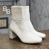 A New Day Women's Pippa Stretch Boots 87930379 Off White 7.5M