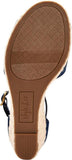 Style & Co. Womens Seleeney Faux Suede Wedge Sandals 10004896400 Navy Blue 12M
