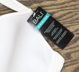 Bali Bra One Smooth U Ultra Light Womens Convertible Lightweight 3490 White 42C