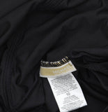 Michael Michael Kors Womens One Shoulder Cut Out One Piece Swimwear Black 10