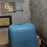 Delsey Paris Dune Hardside Spinner Suitcase Luggage Teal Blue 31" Large Check In