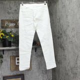 INC International Concepts Womens Mid Rise Boyfriend Jeans 100117316 White 6