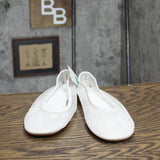 A New Day Women's Mel Sheer Mesh Ballet Flats with Memory Foam Insole White 8M