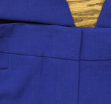 Kasper Womens Stretch-Crepe Straight Trouser Pants Royal Signature Blue 8