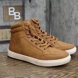 Goodfellow & Co Mens Travis High Top Sneaker 88082943 Cognac Brown 10.5