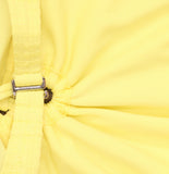 Salt + Cove Juniors Textured Cross Strap One Piece Swimsuit Yellow XL