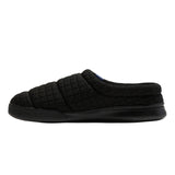 Dluxe By Dearfoams Jersey Sport Lounge Clog Slippers Night Black XL (13-14)