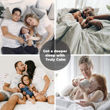 Truly Calm Polyester Lightweight 3-Piece Duvet Set 80263656 Gray Full / Queen