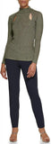 DKNY Women's Basic Essential Long Sleeve Knit Top UH2TG159