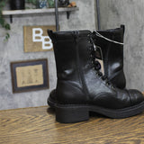 Wild Fable Helga Lace-Up Combat Boots 94568558 Black 6M