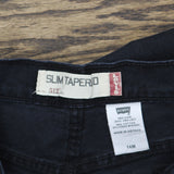 Levi's Womens Vintage Y2K 512 Slim Fit Tapered Leg Jeans Black Wash 14M