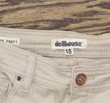 Dollhouse Juniors Ripped Colored Wash Cropped Skinny Jeans Brown 15
