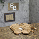A New Day Womens Alexandra Ankle Strap Sandals 94944153 Sand Brown 9