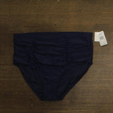 Raisins Costa Tummy-Control Ruched Bikini Bottom P840061 Navy Blue 20W