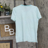 Charter Club Womens Cotton Printed Pajama Sleep Shirt Striped Green S