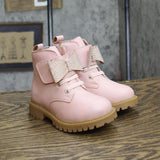 Jessica Simpson Toddler Girls Daria Bow Ankle Boots JES238T Blush Pink 7T