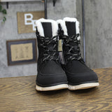 Universal Thread Womens Corie Boots Winter Lace Up 94642619 Black 6M