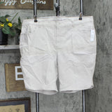 Gloria Vanderbilt Women's Plus Size Amanda Bermuda Short Stonewood Brown 22W