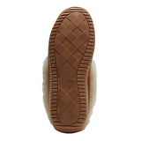 Dluxe By Dearfoams Shearling Moc with Fur Casing Slippers Chestnut Brown 7M