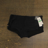 Salt + Cove Juniors Strappy-Side Swim Boyshorts 802154 Black L