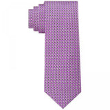 Lauren Ralph Lauren Mens Duo Square Print Slim Silk Tie 7LN13040