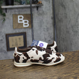 Universal Thread Skyler Cow Print Low-Top Lace Sneakers 94568019 Dark Brown 6M