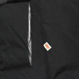 Cole Haan Womens Taffeta With Bib Front Hood Down Alternative  Coat Deep Black S