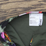 Bar III Womens Floral-Print Side-Tab Bikini Bottom MBTH25501 Multi Black M