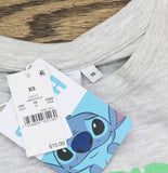 Skinnydip Lilo & Stitch Oversized Graphic T-Shirt Dress 94092396 Gray XS