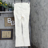 Dg2 Womens Stretch Knit Twill Boot-Cut Jegging 704067 Cream Off White S Tall
