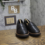 Clarks Sharon Gracie Leather Platform Loafer 26156816 Black 8W