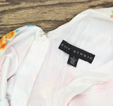 City Studio Juniors Belted Floral-Print Fit & Flare Dress 3810-0025 Blue Multi 1