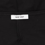 Nine West  Womens V Neck Knit Sheath Dress 165f87bfc44b63 Black M